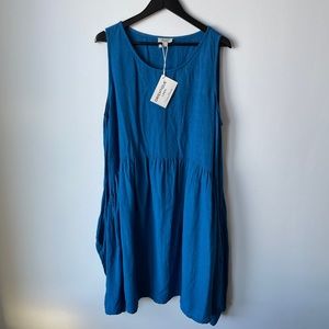 Orientique Sleeveless Bubble Dress with pockets